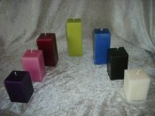 Blockljus fyrkantigt 85x60  Finns i flera färger